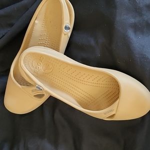 Crocs slip on ballet shoes